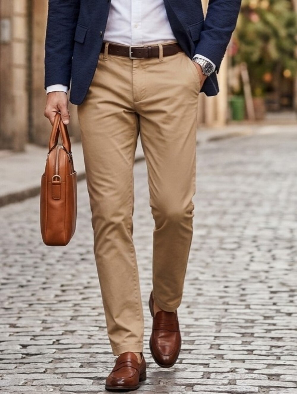 J.  Crew Men's Tan Pants 34 size Cotton